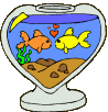 gif bisous poissons